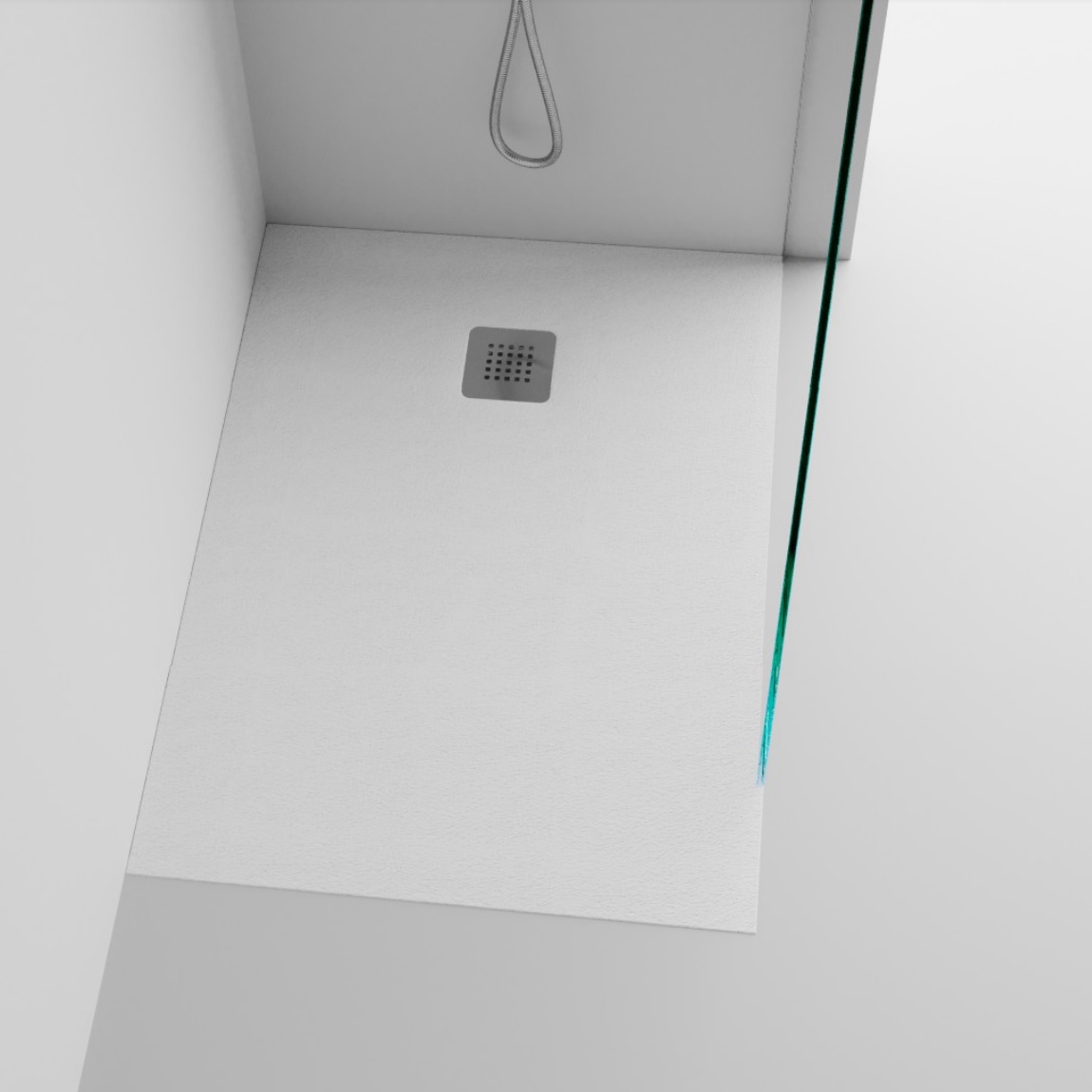 Marmite 00244834BL SB-4834-BF 48" L X 34" W X 1-1/4" H Antislip Shower Base in White