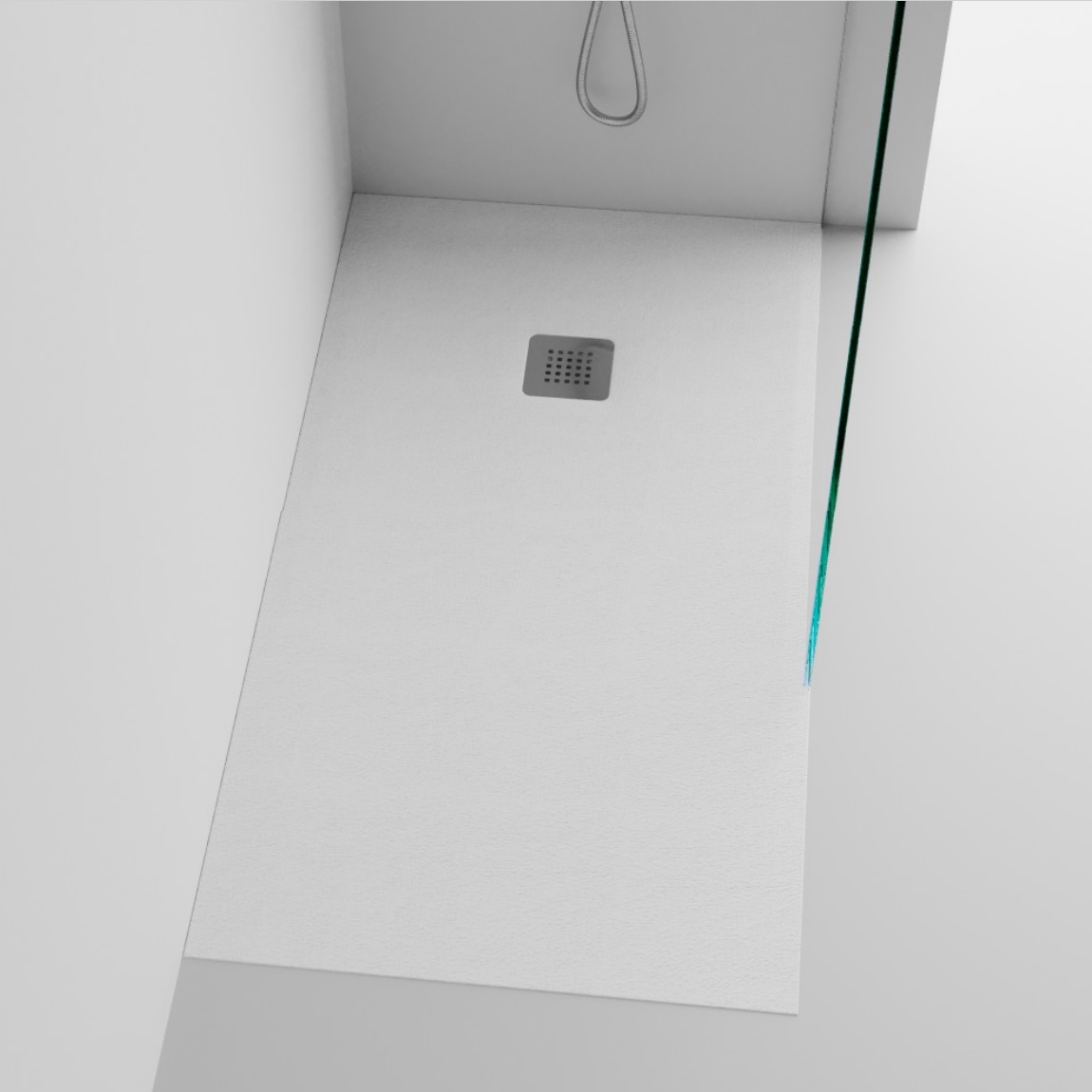 Marmite 00246032BL SB-6032-BF 60" L X 32" W X 1-1/2" H Antislip Shower Base in White