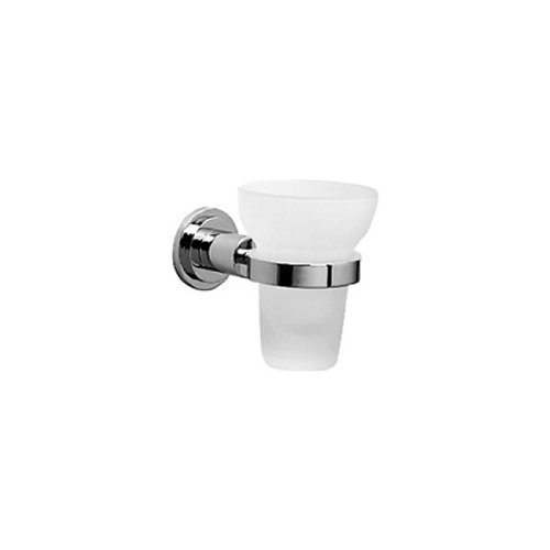 Jado 026141.156 New Haven Tumbler Holder, Polished Chrome/Velours