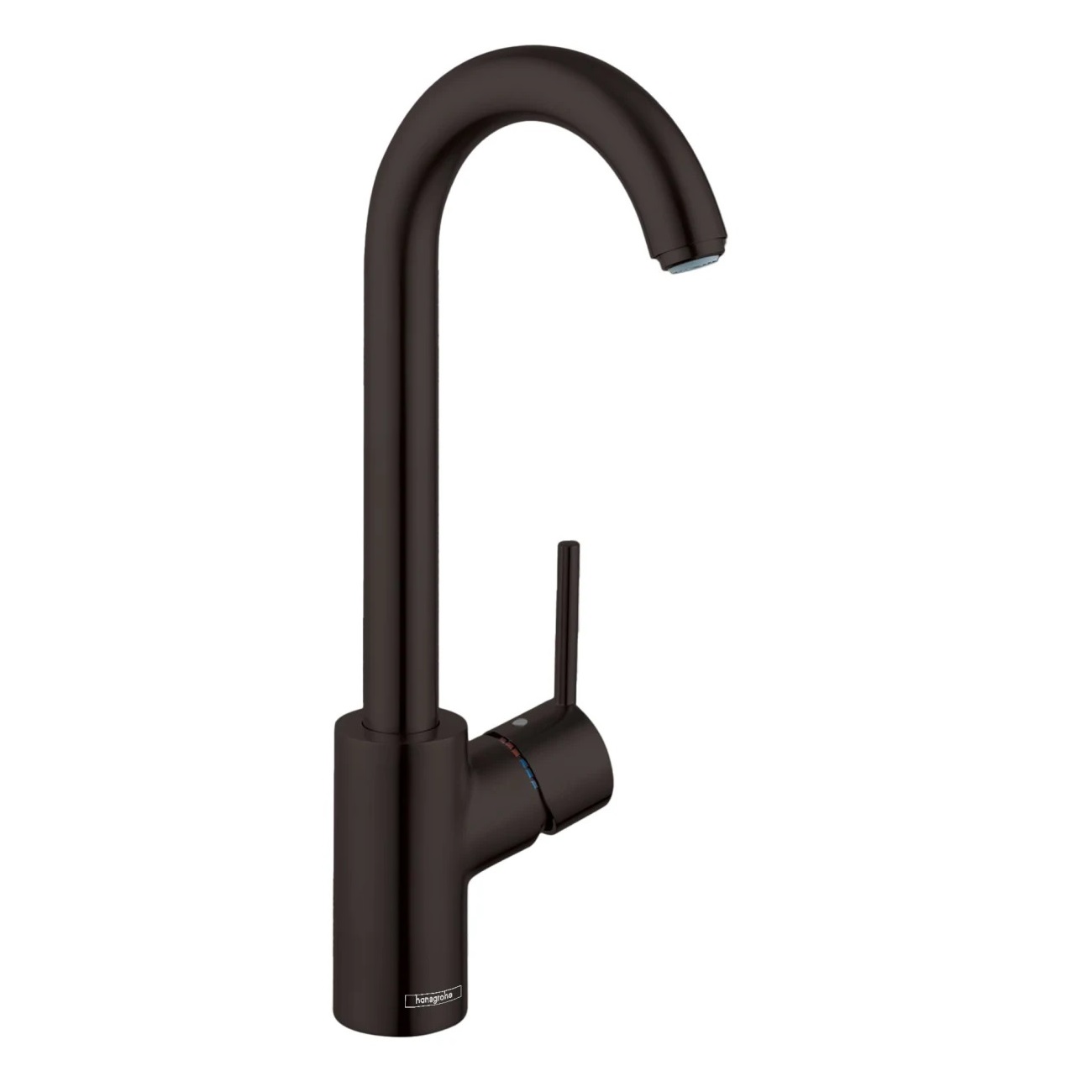 Hansgrohe 04287670 Talis S 1.5 GPM Deck Mounted High Arc Bar Faucet with Quick Cleaning Aerator in Matte Black
