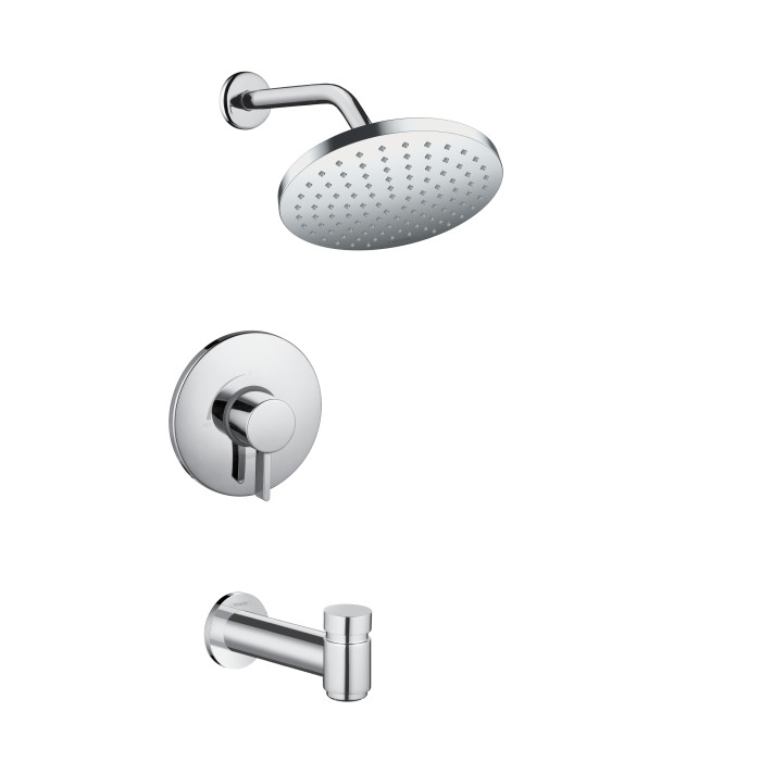 Hansgrohe 04955000 Vernis Blend Pressure Balance Tub/Shower Set, 2.5 GPM in Chrome