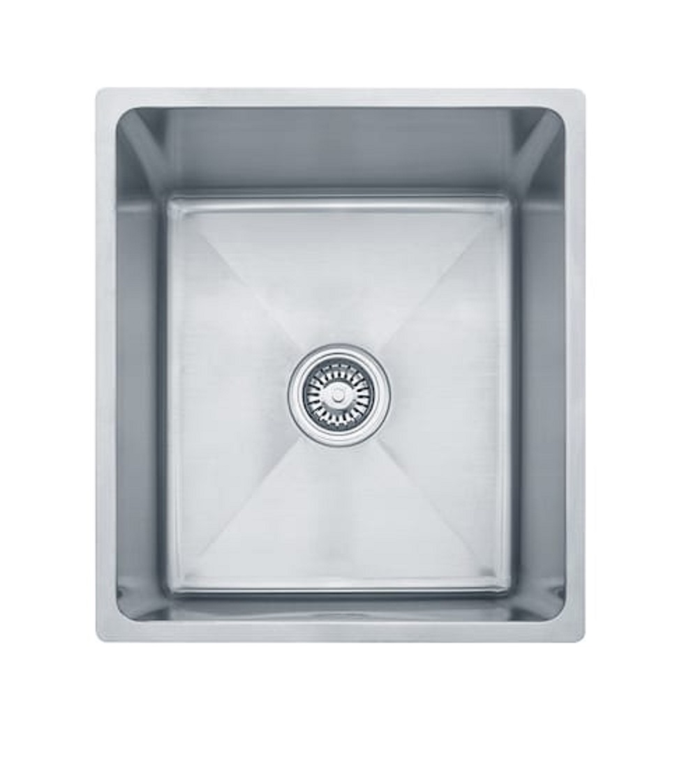 Franke PSX110168 Professional 19" L X 17" W X 7" D Undermount 16 Gauge Single Bowl Kitchen Sink in Stainless Steel