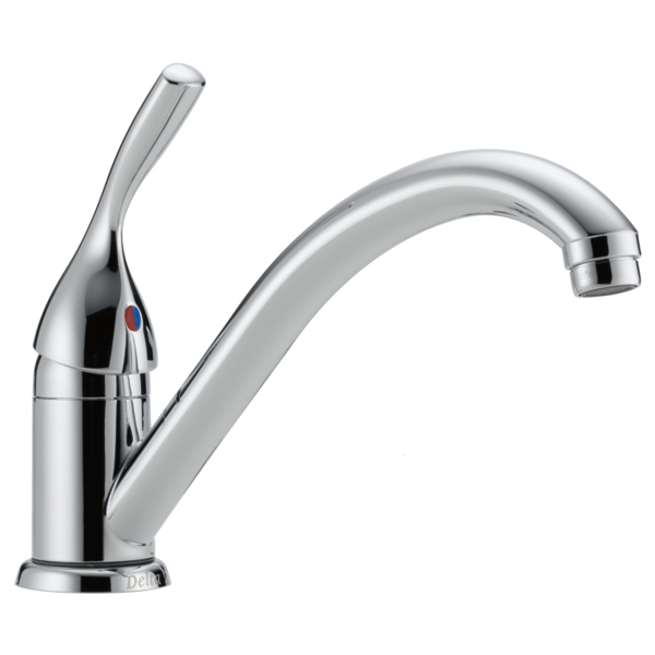 Delta 101-DST 134 / 100 / 300 / 400 Series Single Handle Kitchen Faucet In Chrome