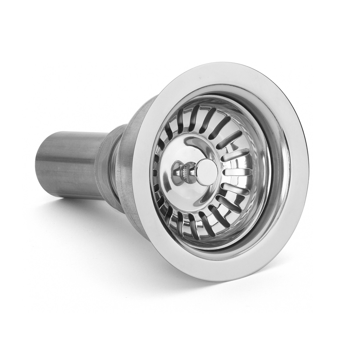 Franke 1140F-316 3-1/2" Diameter Round Kitchen Sink Stainer Assembly in Stainless Steel