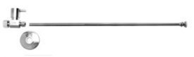 Mountain Plumbing MT5122L-NL/BRN MT5122L-NL-BRN Brushed Nickel Universal Toilet Supply Kit - Straight