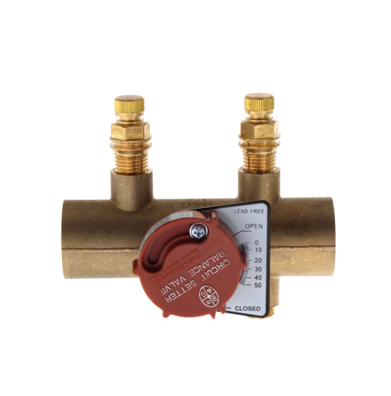 Bell & Gossett 117401LF - CB-1S Lead Free Circuit Setter Balance Valve, 1" (Sweat)