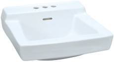 Gerber G0012314 Plumbing 12314 Plymouth Wall-Hung Bathroom Sink, White, 19" x 17" - 12314