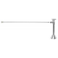 Mountain Plumbing MT3840-NL/BRN Oval Handle Toilet Sweat Supply Kit Finish: Brushed Nickel