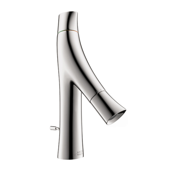 Axor 12010001 Starck Organic 2-Handle Single-Hole Faucet, 1.2 GPM in Chrome