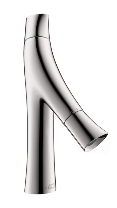 Axor 12011001 Starck Organic 2-Handle Single-Hole Faucet without Pop-Up, 1.2 GPM in Chrome