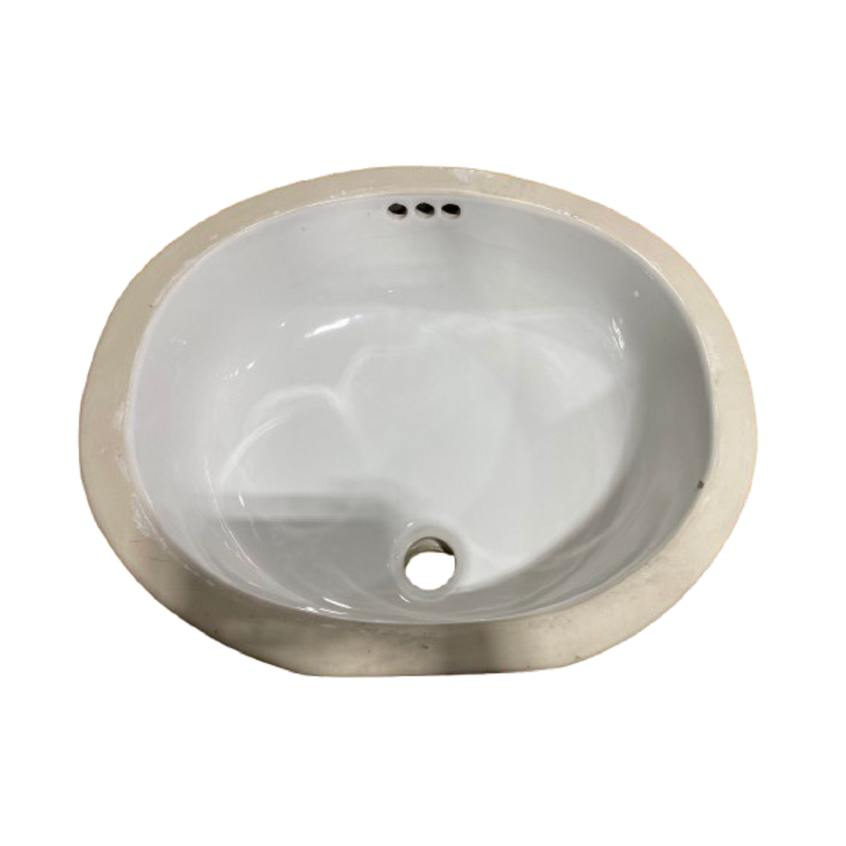 Davinci 121400001 Undermount Lavatory Sink 17" W X 14" D X 6" H in White