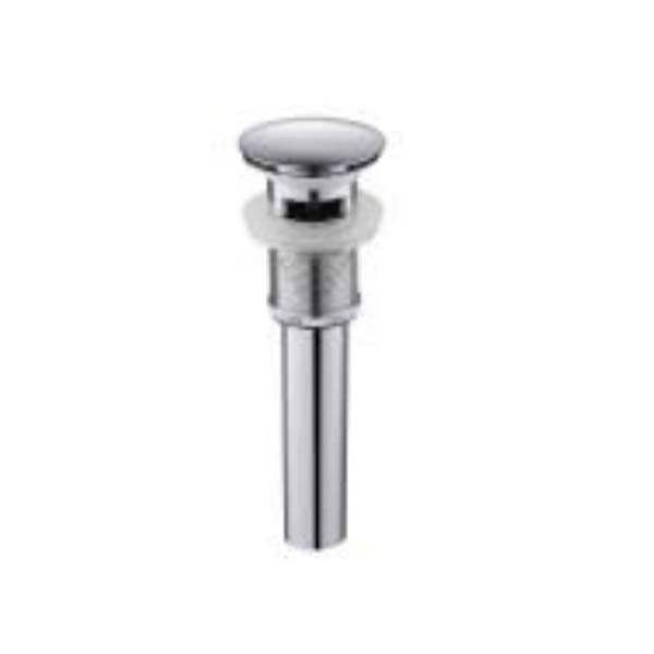 Wal-Rich 1406002 1-1/4" Brass Sink Drains for Vessel Sinks With Overflow in Chrome-Plated