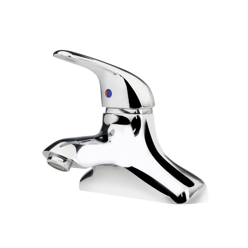 Krowne 14-520L Royal Series 0.5 GPM 4" Center Deck Mounted Lavatory Faucet with Cast Spout in Polished Chrome