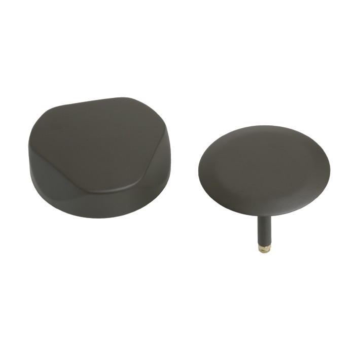 Geberit 151.551.HM.1 TurnControl Overflow Drain Trim Kit with Metal Handle In Hard-coat Oil Rubbed Bronze