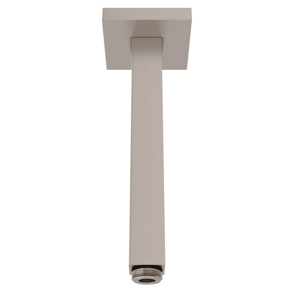 Rohl 1510/6STN Spa Shower 6 3/8" Modern Square Ceiling Mount Arm in Satin Nickel