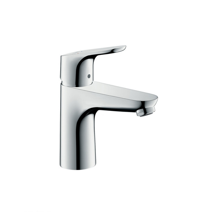 Hansgrohe 04371000 Focus Single-Hole Faucet 100 with Pop-Up Drain, 1.2 GPM in Chrome