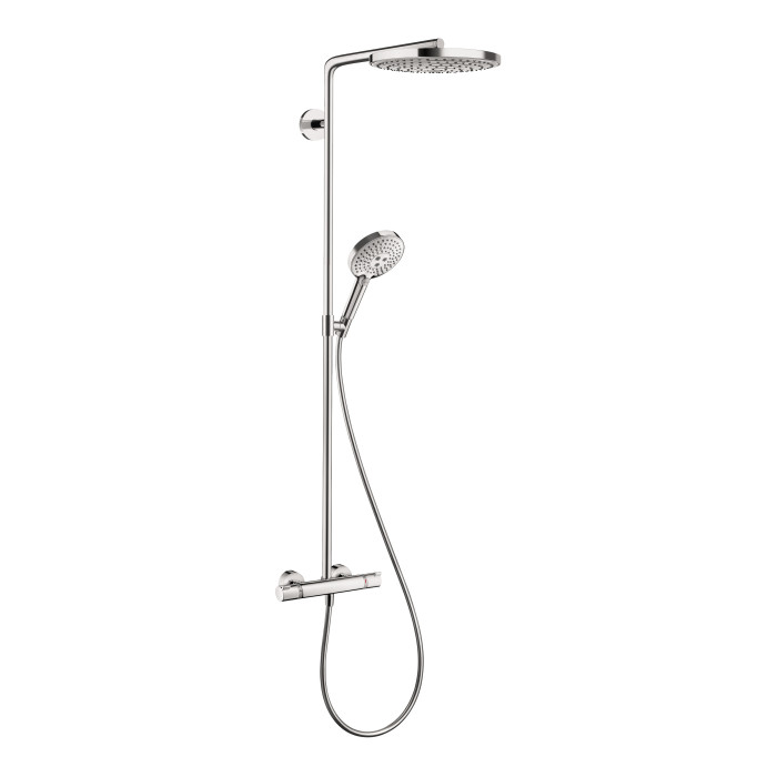 Hansgrohe 27129001 Raindance Select S Showerpipe 240 2-Jet, 2.5 GPM in Chrome