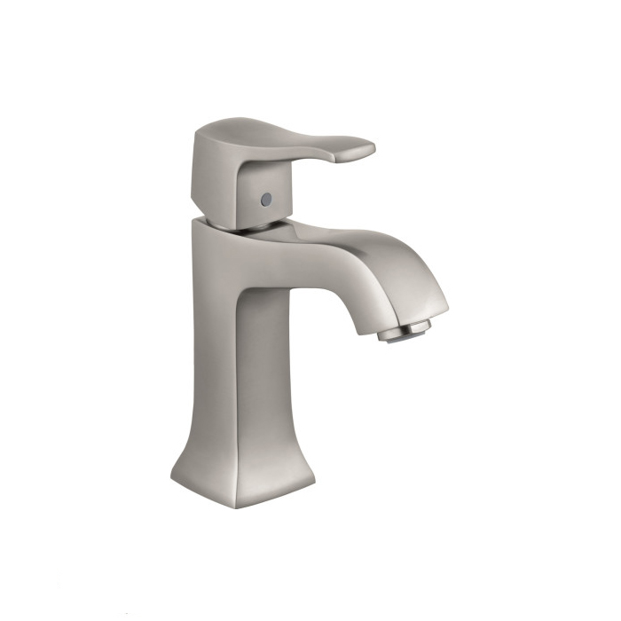 Hansgrohe 31075821 Metris C Single-Hole Faucet 100 with Pop-Up Drain, 1.2 GPM in Brushed Nickel