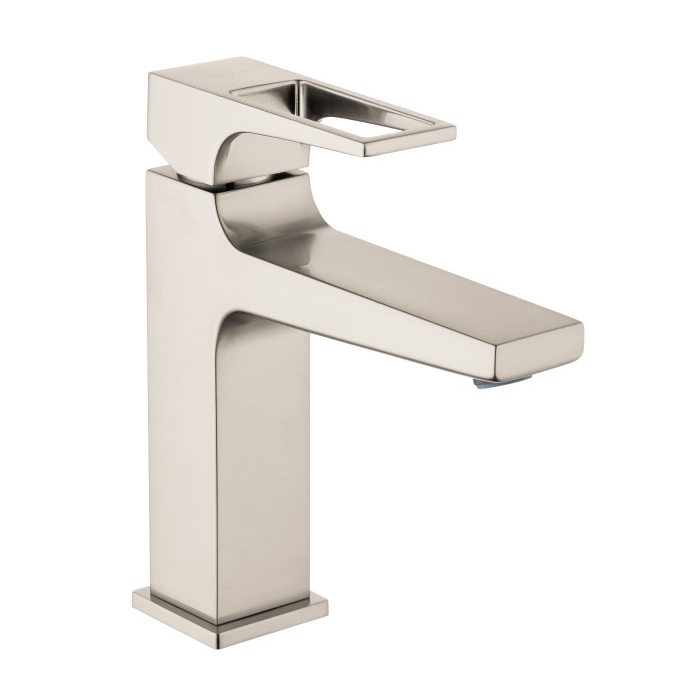 Hansgrohe 74510821 Metropol Single-Hole Faucet 110 with Loop Handle, 1.2 GPM in Brushed Nickel