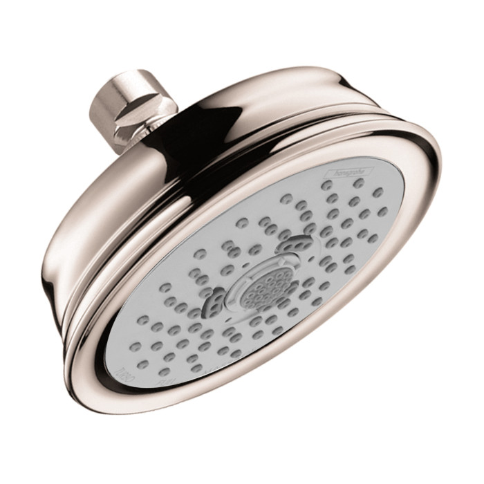 Hansgrohe 04930830 Croma 100 Classic Showerhead 3-Jet, 1.5 GPM in Polished Nickel