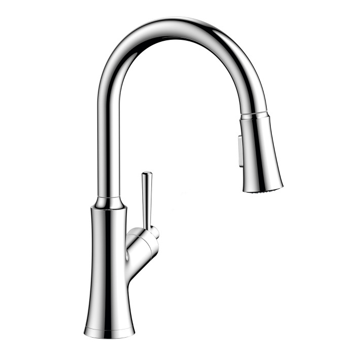 Hansgrohe 04793000 Joleena HighArc Kitchen Faucet, 2-Spray Pull-Down, 1.75 GPM in Chrome