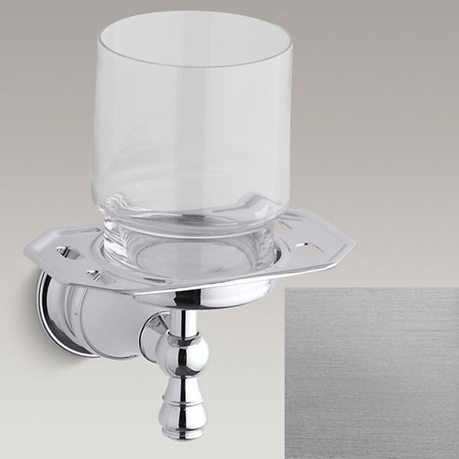 Kohler 16149-G Revival Tumbler and toothbrush holder in brushed chrome