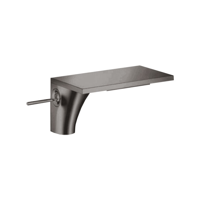 Axor 18010341 Massaud 1.2 GPM Single Hole Bathroom Faucet without Drain Assembly in Brushed Black Chrome