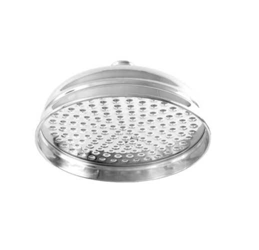 Sigma 18.10.052.26 8" Skirted Rainhead in Polished Chrome