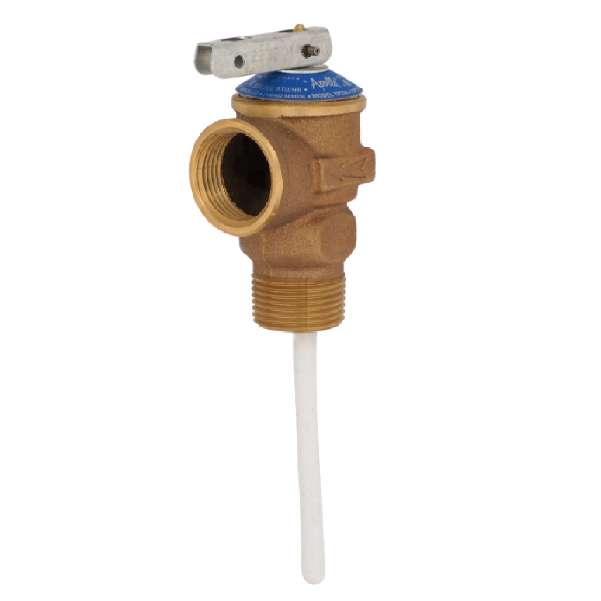 Apollo 18C40230 18C-400 Series 3/4" MNPT X 3/4" FNPT 105 Input MBtu Temperature and Pressure Relief Valve with 3" Probe 150 PSI