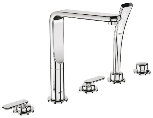 Grohe 19 363 000 Veris Roman Tub Faucet with Personal Shower, StarLight Chrome