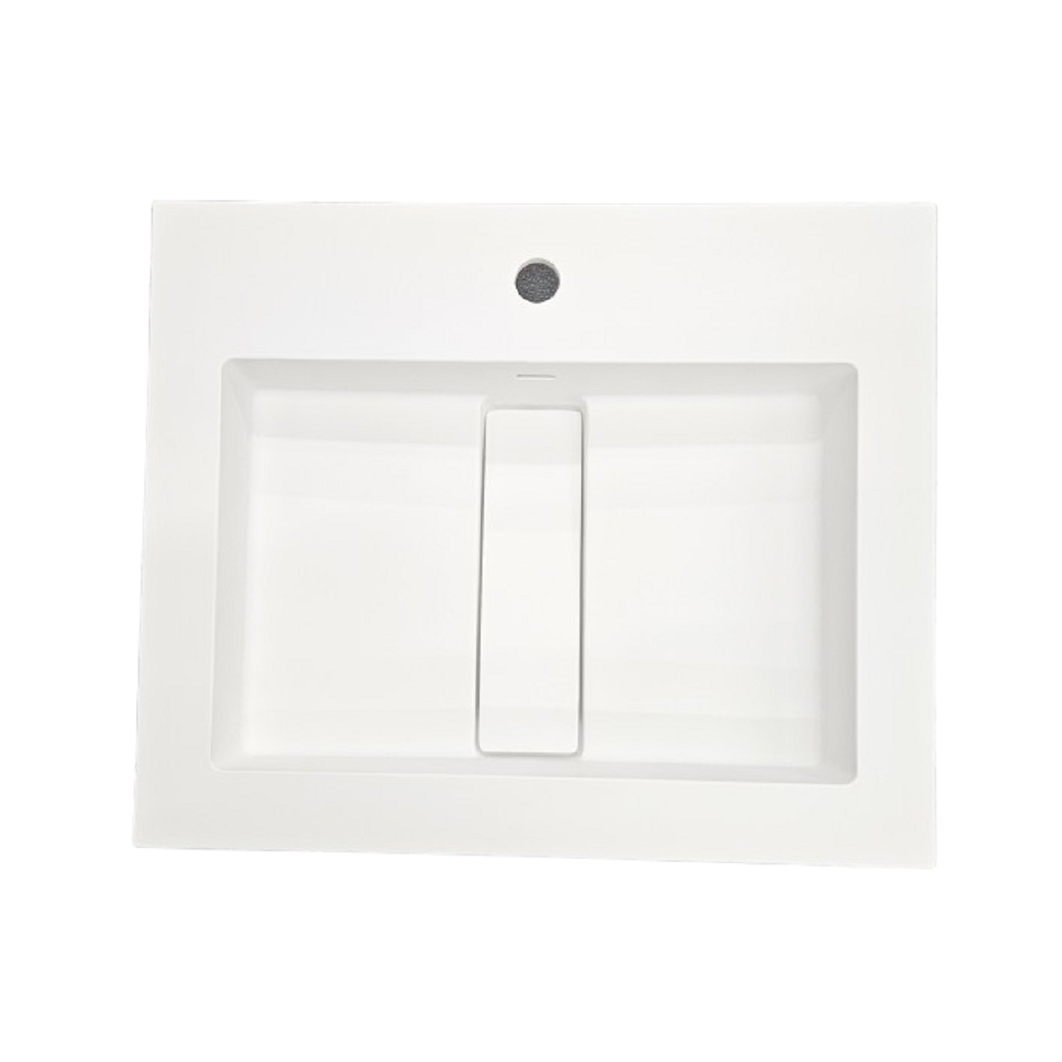 Cosmic WJC779L1000500 24" L X 20" W Vanity Top in Matte White (Vanity Base Sold Separately)