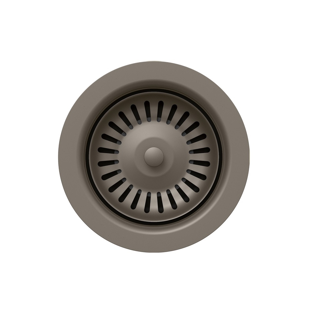 Blanco 203441  3-1/2" Diameter Round Metal Basket Strainer in Volcano Gray