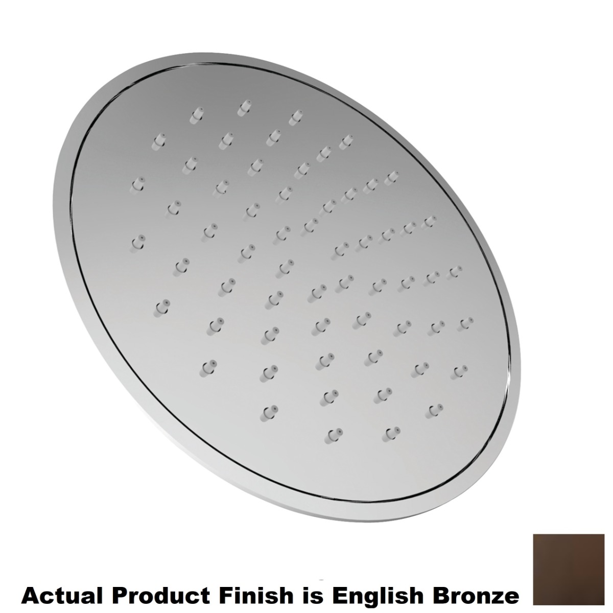 Newport Brass 2152/07 1.8 GPM Ceiling Mounted Single Function Rainfall Shower Head in English Bronze