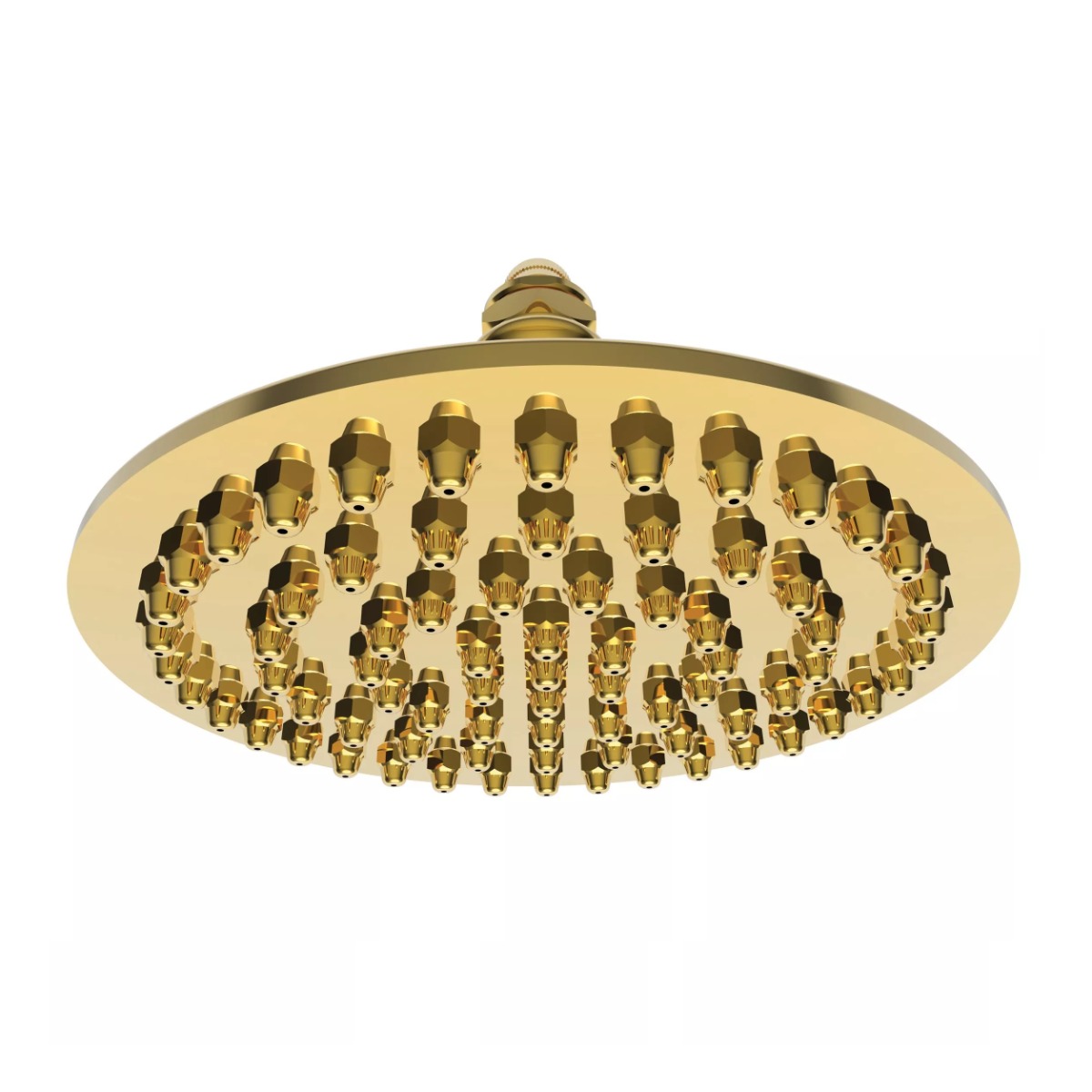 Newport Brass 2152/24 1.8 GPM Ceiling Mounted Single Function Rainfall Shower Head in Polished Gold PVD