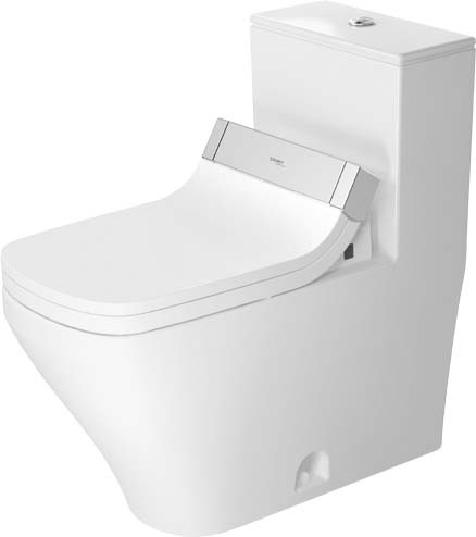 Duravit 2157510005 DuraStyle Rectangular One Piece Toilet Less Sensowash in White