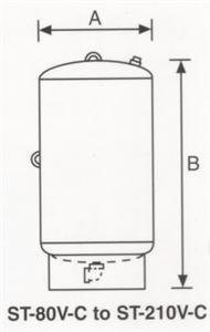 THERM-X-TROL ST-20V-C ASME Expansion Tank (8 Gallon Volume)