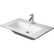Duravit 23368300001 ME by Starck 32.63" L X 19.25" W X 7.13" H Vanity Sink in White with WonderGliss