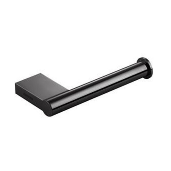 Cosmic WJC238A0158036 Black & White Wall-Mounted Toilet Roll Holder in Matte Black