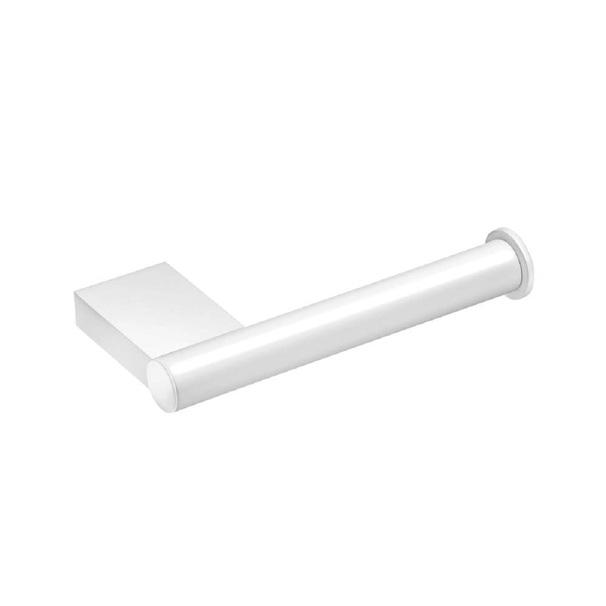 Cosmic WJC238A0158065 B&W 6.7" W X 3.3" D X 1" H ‎Wall Mounted Paper Roll Holder in Matte White