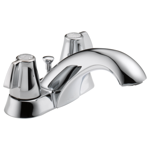 Delta 2520LF-MPU Classic Two Handle Centerset Bathroom Faucet In Chrome