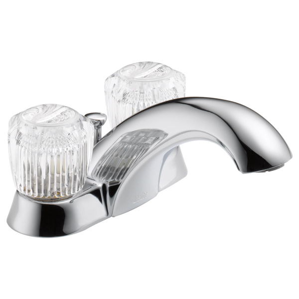 Delta 2522LF-MPU Classic Two Handle Centerset Bathroom Faucet In Chrome