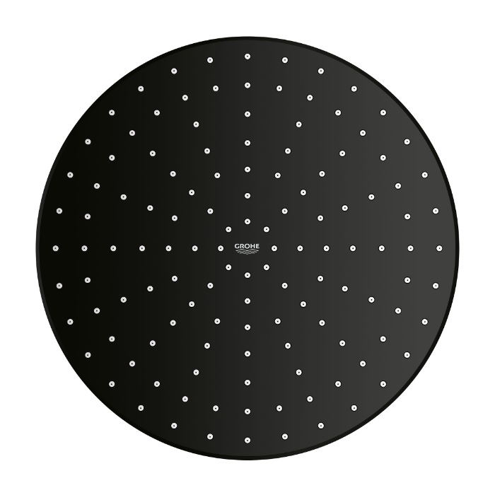 Grohe 265692430 Rainshower 310 Mono Shower Head,12" Diameter - 1 Spray, 1.75 GPM in Matte Black