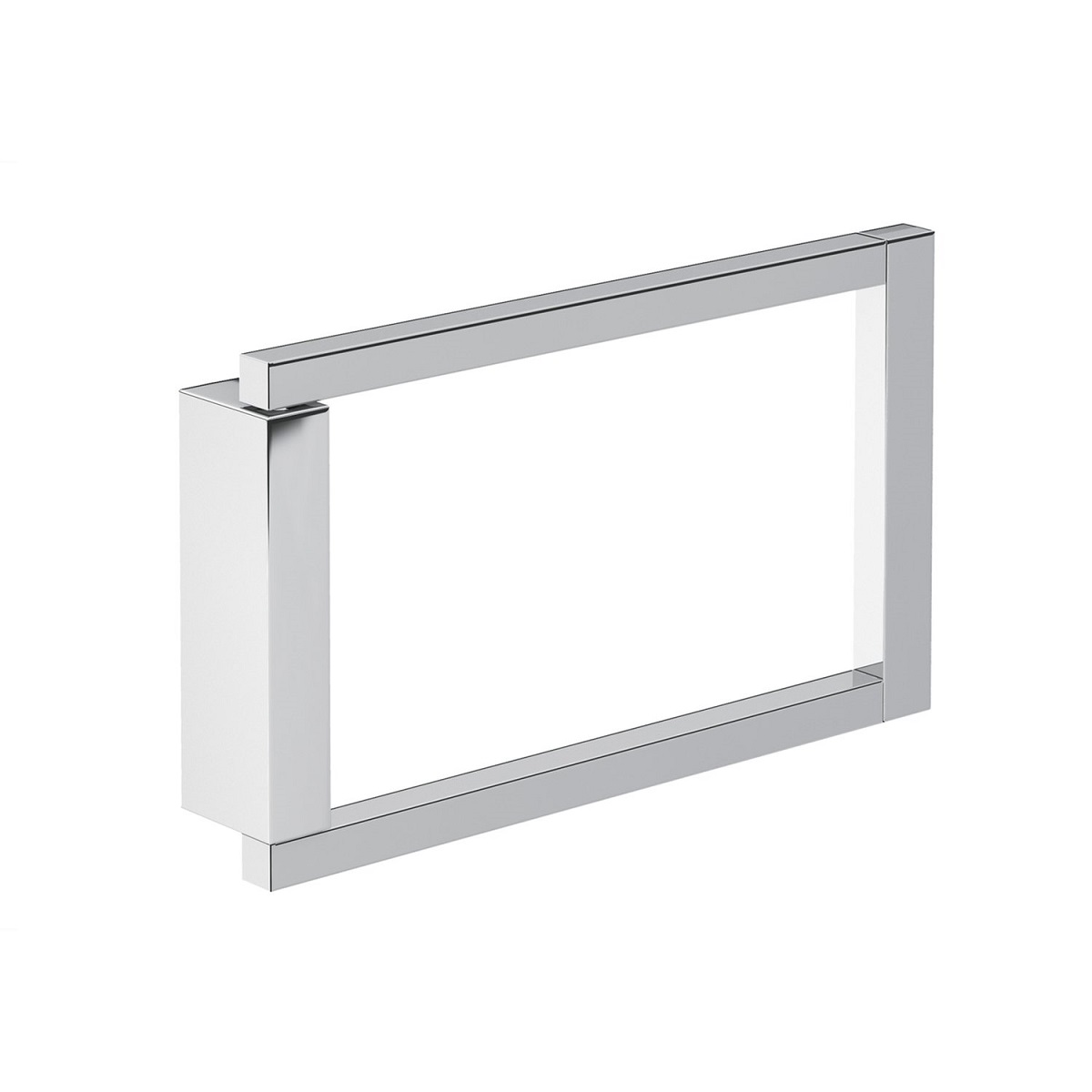 Cosmic WJC268A0071001 The Grid 9.2" W X 4.3" H ‎Wall Mounted Metal Towel Ring in Chrome