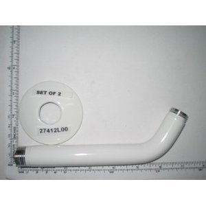 Grohe 27412L00 Tubular shower arm in White