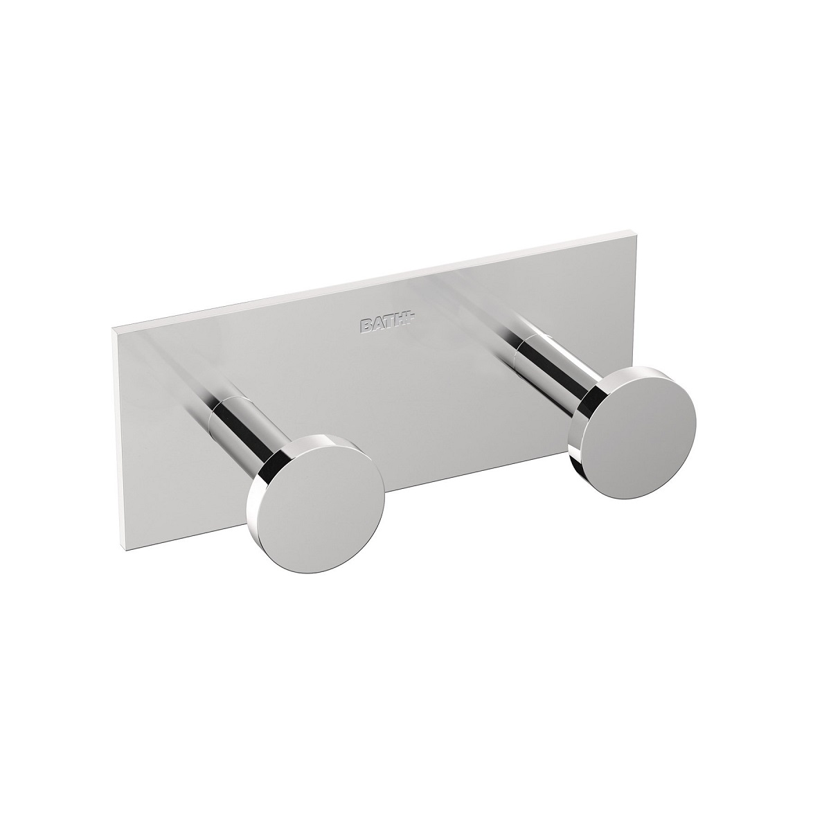 Cosmic WJB276A0022001 Stick 4.33" ‎Wall Mounted Contemporary Square Double Hook in Chrome