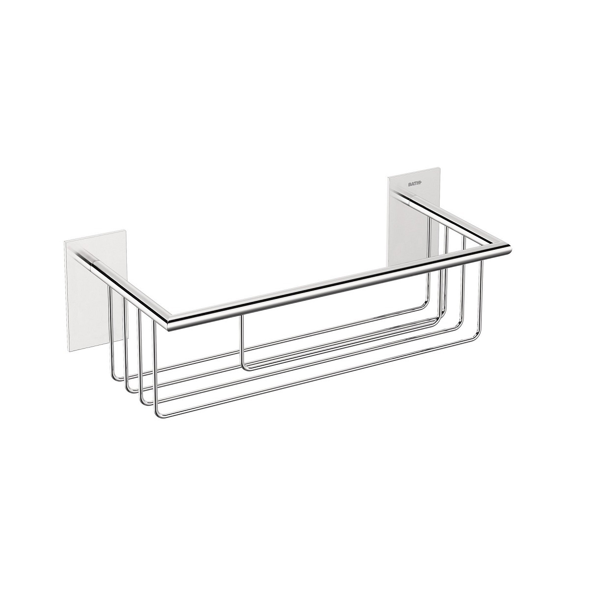 Cosmic WJB276A0049001 Stick 12" Wall Mounted Rectangular Shower Soap Dish Basket in Chrome