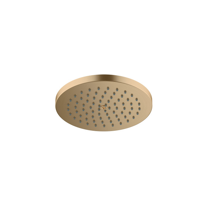 Hansgrohe 27629141 Raindance S Showerhead 180 1-Jet PowderRain, 1.75 GPM in Brushed Bronze