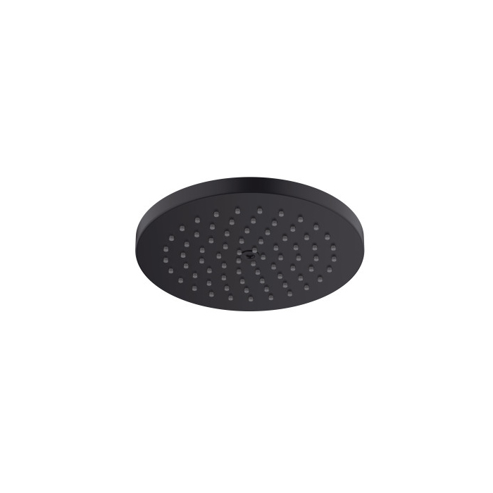 Hansgrohe 27629671 Raindance S Showerhead 180 1-Jet PowderRain, 1.75 GPM in Matte Black