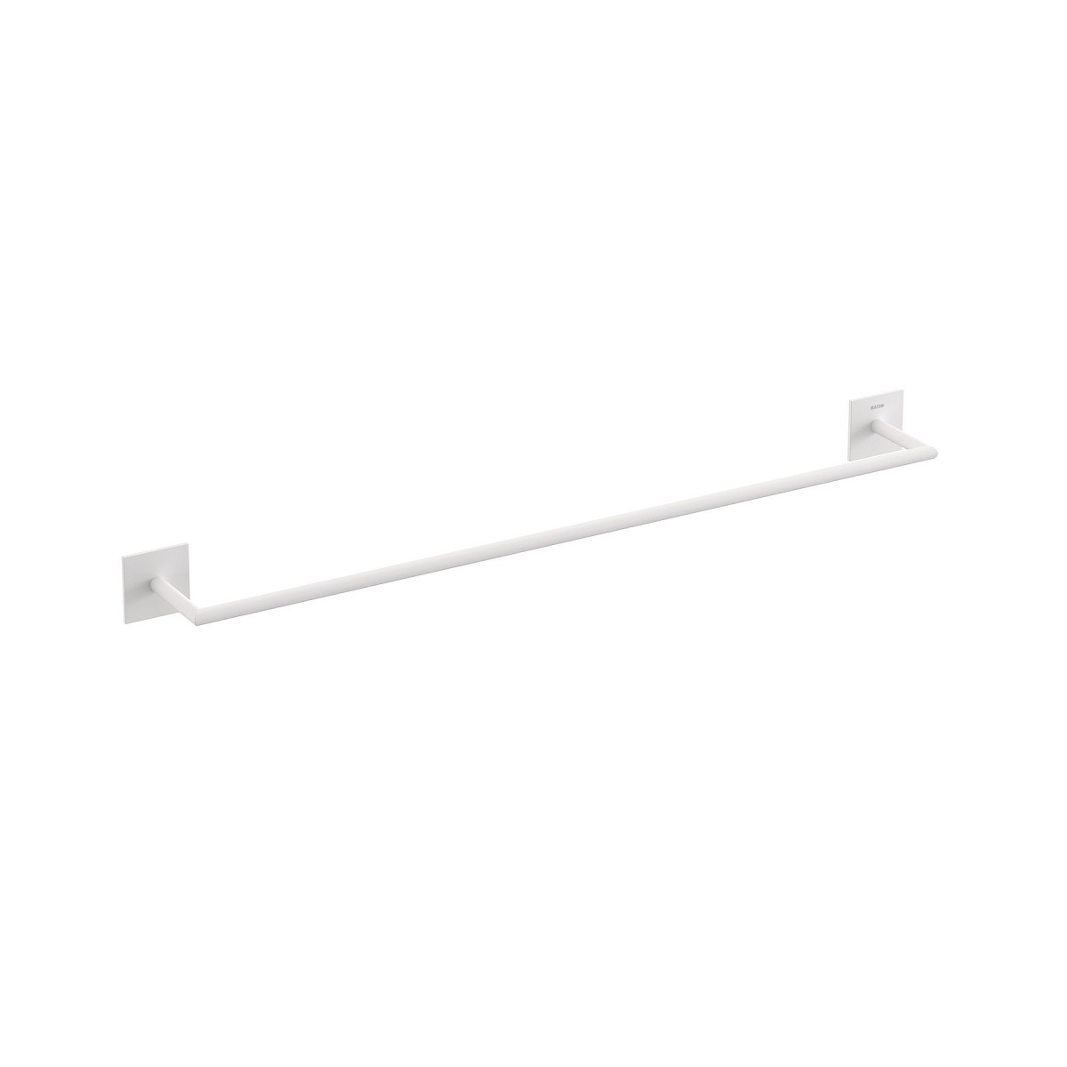Cosmic WJB276A0065065 Stick 24" ‎Wall Mounted Contemporary Metal Towel Bar in in Matte White