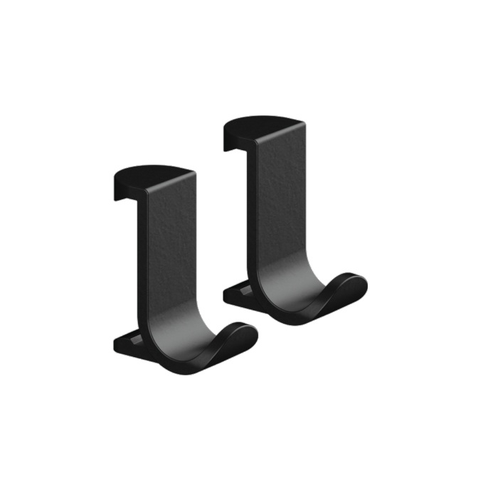 Hansgrohe 27914670 WallStoris Towel Hook- Wide in Matte Black